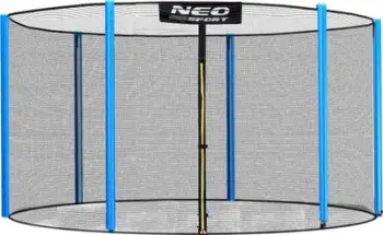 Rrjetë e jashtme për trampolina Neo-Sport, 312cm/10ft, e zezë