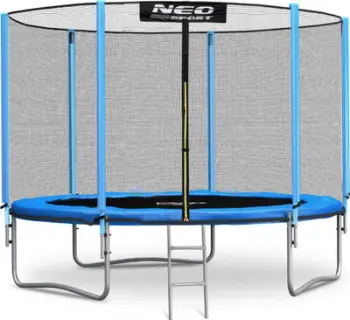 Trampolinë kopshti Neo-Sport me rrjetë të jashtme, 312 cm