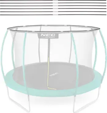 Rreth mbajtës për trampolinë Neo-Sport Type C, 435 cm 14ft, metalik