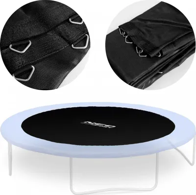 Shtresë për trampolinë Neo-Sport, 374cm, e zezë - 1