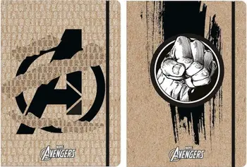 Dosje me elastik Beniamin Avengers Kraft Liner, A4, shumëngjyrëshe