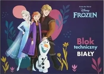 Bllok teknik Beniamin Frozen, A4, 10 fletë, i bardhë
