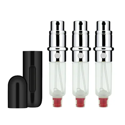 Shishe për parfum Travalo Classic HD, të zeza, 3 x 5 ml - 1