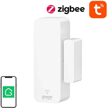 Sensor i mençur për dyer dhe dritare Gosund ST18, ZigBee, i bardhë
