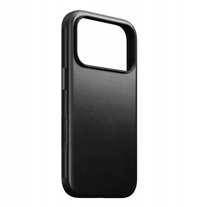 Këllëf për telefon Nomad Modern, për iPhone 17 Pro, lëkurë Horween, i zi - 1