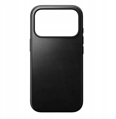 Këllëf për telefon Nomad Modern, për iPhone 17 Pro, lëkurë Horween, i zi - 2