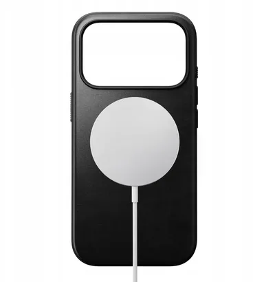 Këllëf për telefon Nomad Modern, për iPhone 17 Pro, lëkurë Horween, i zi - 4