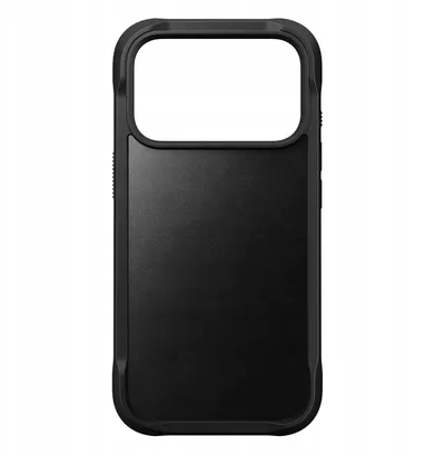 Mbështjellës telefoni Nomad Rugged për iPhone 17 Pro, lëkurë Horween, i zi - 3