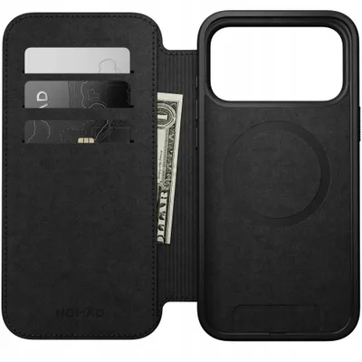 Këllëf portofol Nomad Modern Leather Folio për iPhone 17 Pro Max, MagSafe, lëkurë, kafe - 2