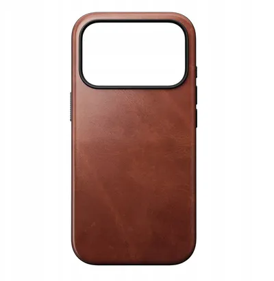 Këllëf telefoni Nomad Modern Leather Case për iPhone 17 Pro, lëkurë Horween, ngjyrë kafe - 2