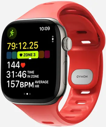 Rrip ore Nomad Tempo Band 42mm, FKM fluoroelastomer, rezistent ndaj ujit, rozë