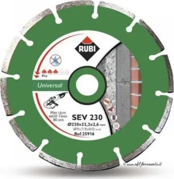 Disk prerës Rubi Pro 25916, 230mm, për mulli këndor