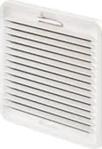 Filtër daljeje për kabinet elektrik Finder 7F.02.0.000.4000, 255 x 255mm, montim me kapëse, i bardhë