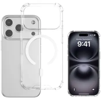 Mbështjellës 4smarts Hybrid Case Ibiza për iPhone 17 Pro transparent