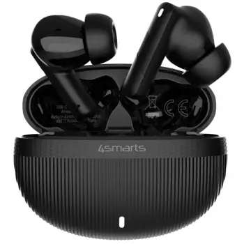 Kufje pa tela 4smarts SkyBuds Pro ANC, wireless, me anulim zhurme, të zeza