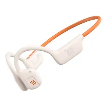 Kufje TWS ONIKUMA T37, pa tela, Air Conduction, Bluetooth 5.3, Bardhë/Portokalli