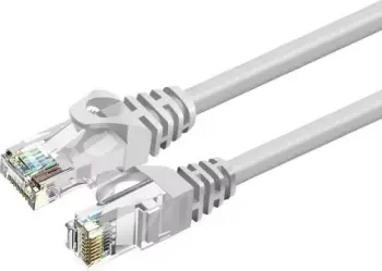 Kabllo rrjeti ZOY, Cat. 6a, UTP, CCA, 0.25m, e hirtë