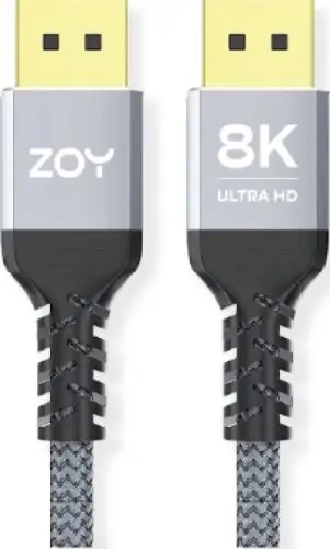Kabllo ZOY DisplayPort - DisplayPort ,1.8m, e hirtë
