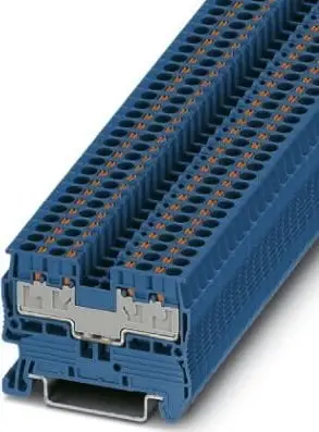 Bllok terminali Phoenix Contact PT 2,5/S-QUATTRO BU 3211022, 2.5mm², blu