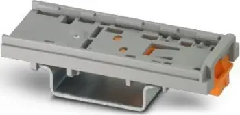 Adapter DIN Phoenix Contact PTFIX 1,5-NS35 1049497, për shina NS35, paketim 30 copë, gri