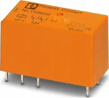 Relé miniaturë Phoenix Contact REL-MR-BL-24DC/21HC, 1P 16A, 24V DC, për bazë ECOR-1