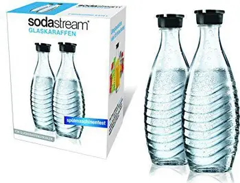Shishe Sodastream Crystal Soda Maker DuoPack Glass, transparente (1047200490)