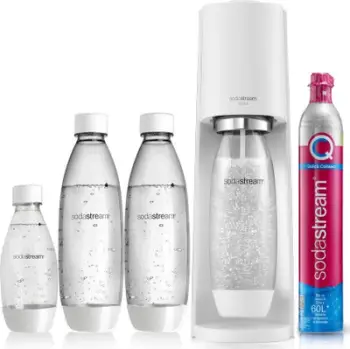 Saturator SodaStream Terra, i bardhë