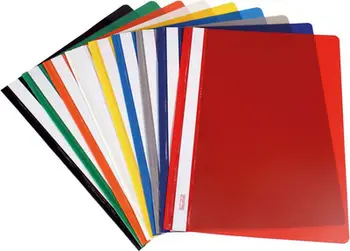 Dosje plastike Biurfol FILE.BIURFOL, A4, set 10 copë, e bardhë