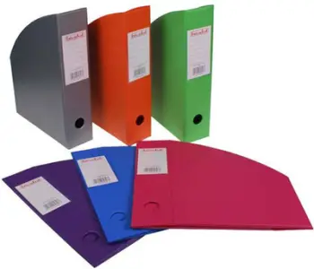 Mbajtëse katalogësh Biurfol KSE-35-02, format A4, e palosshme, blu e errët