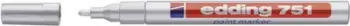 marker boje Edding 751 (4-751054), 130 x 10 x 10 mm, argjend
