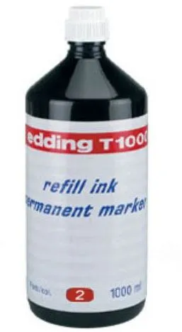 Bojë rimbushëse për marker Edding, 100ml, e kuqe - 1