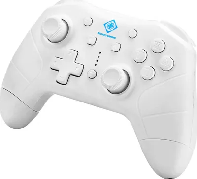 Kontroller Deltaco GAM-103-W, wireless, i bardhë - 1