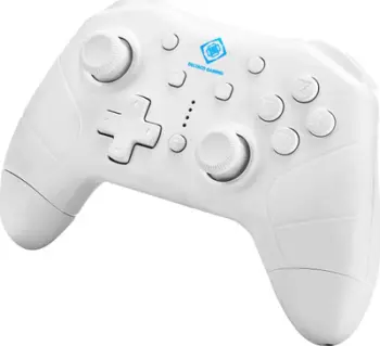 Kontroller Deltaco GAM-103-W, wireless, i bardhë