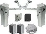 Set automatizimi për portë rrotulluese Nice Walky 2024 Era One, 170W, 230V, i zi