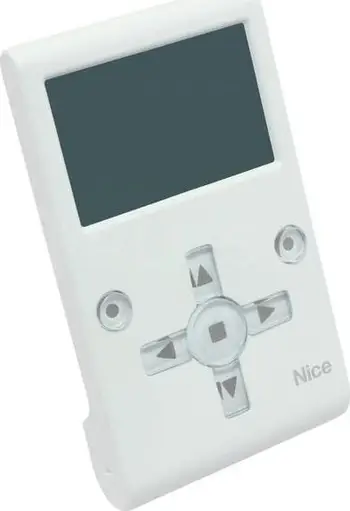 Telekomandë programimi Nice OVIEW/A, ekran 2.2", LCD, e bardhë