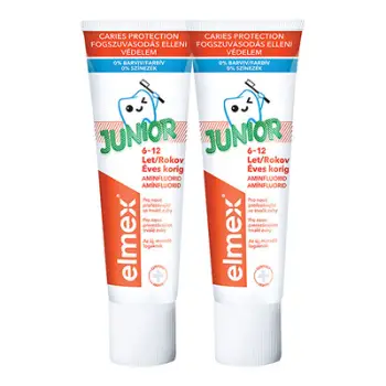 Pastë për dhëmbë Elmex Junior Duopack, 2 x 75 ml