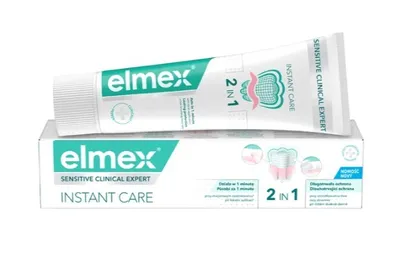 Pastë për dhëmbë Elmex Sensitive Clinical Expert Instant Care,75 ml - 1