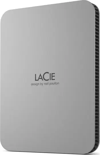 Hard disk ekstern LaCie Mobile Drive V2 STLP1000400 1TB 2.5" USB-C, argjendtë