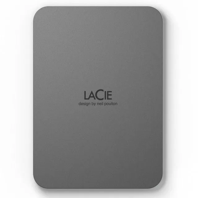 Hard disk i jashtëm LaCie STLR2000400 2TB USB-C me enkriptim AES-256, Space Grey - 1