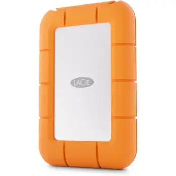 SSD i jashtëm LaCie Rugged Mini 1TB, USB C, silver portokalli