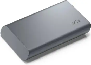 SSD LaCie Mobile Secure, 500 GB, USB Type-C, Gri