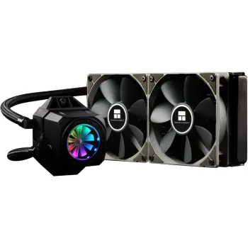 Ftohës i lëngshëm Thermalright Turbo Right 240C, All-in-one, 2x12cm, i zi