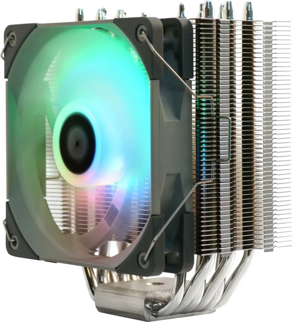 Ftohës ajri Thermalright Venomous Plus, 1500 RPM, ARGB, krom/gri - 2