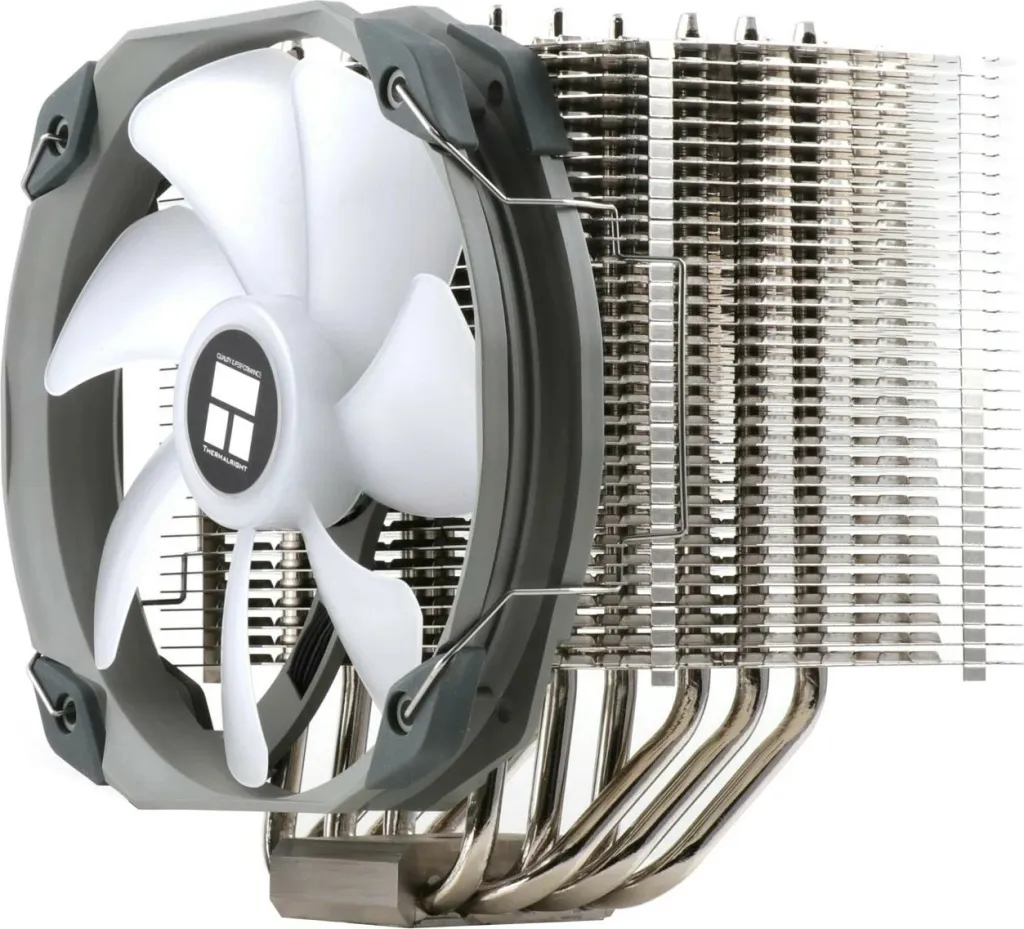 Kasë Thermalright HR-02 Plus, 14cm, LED, për procesor, argjend/e bardhë - 1