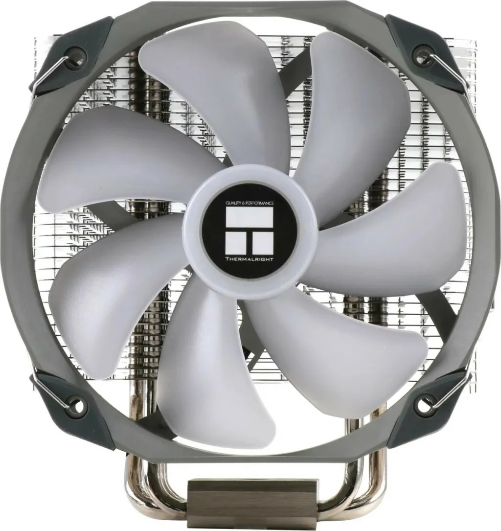 Kasë Thermalright HR-02 Plus, 14cm, LED, për procesor, argjend/e bardhë - 4