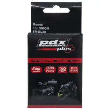 PDX Battery EN-EL23 for Nikon