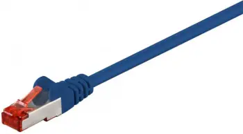 Kabllo rrjeti Goobay, CAT6, S/FTP, 0.5m, e kaltër