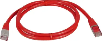 Kabllo rrjeti Wentronic, CAT 6, S/FTP (PiMF), LSZH, 1 m, e kuqe