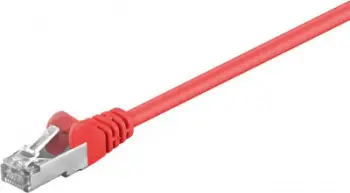 Kabllo rrjeti Goobay Patchcord, CAT5e, SF/UTP, 1m, e kuqe
