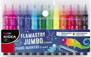 Set flomasterësh Derform KIDEA Jumbo, 12 ngjyra, shumëngjyrëshe